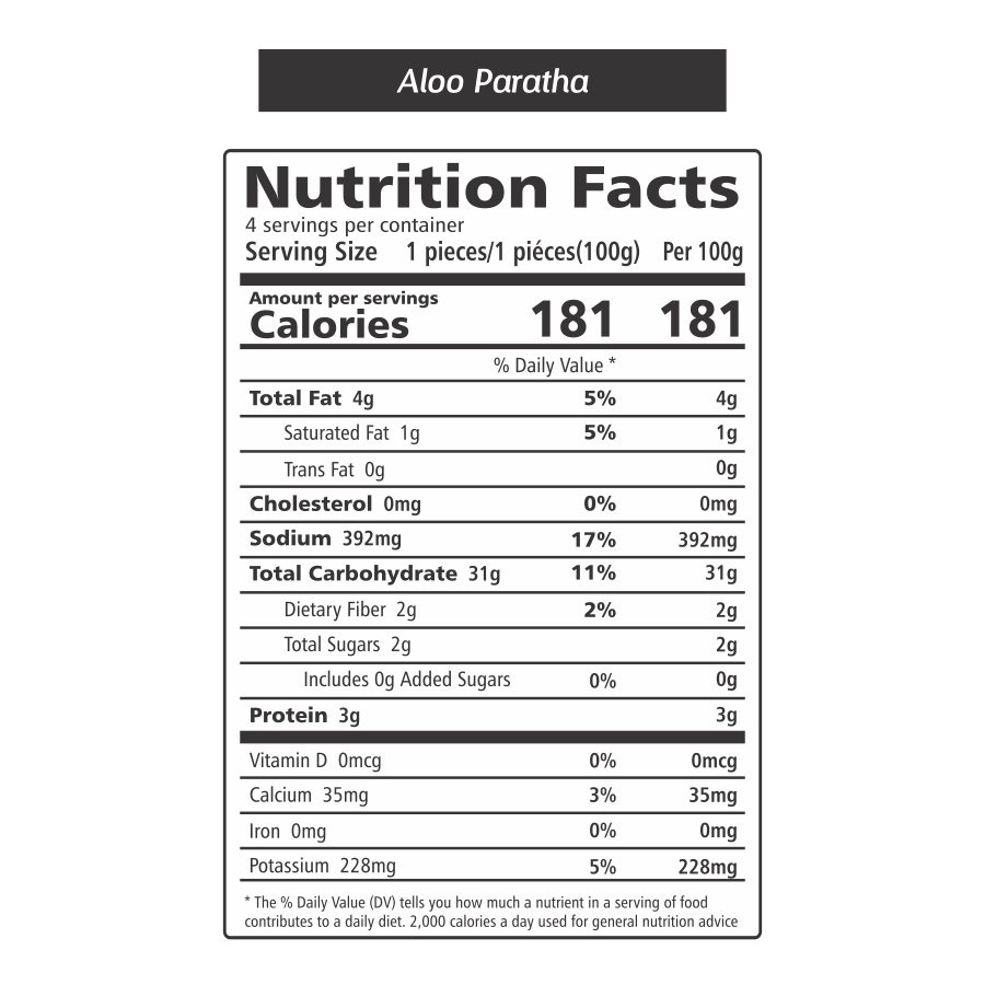 VegiNatural Aloo Paratha - Image 3
