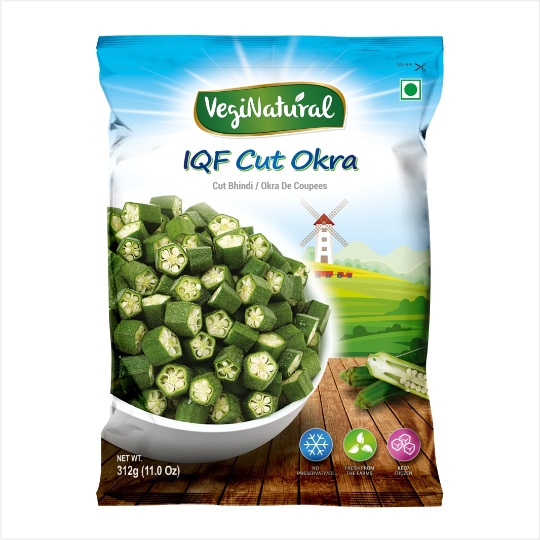 VegiNatural IQF Cut Okra