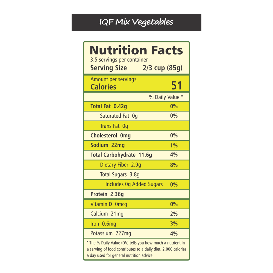 VegiNatural IQF Mix Vegetables with Broccoli - Image 4