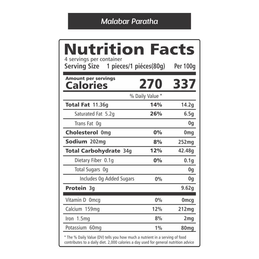 VegiNatural Malabar Paratha - Image 3